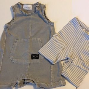 Kidding Around Romper & Gymboree Leggings